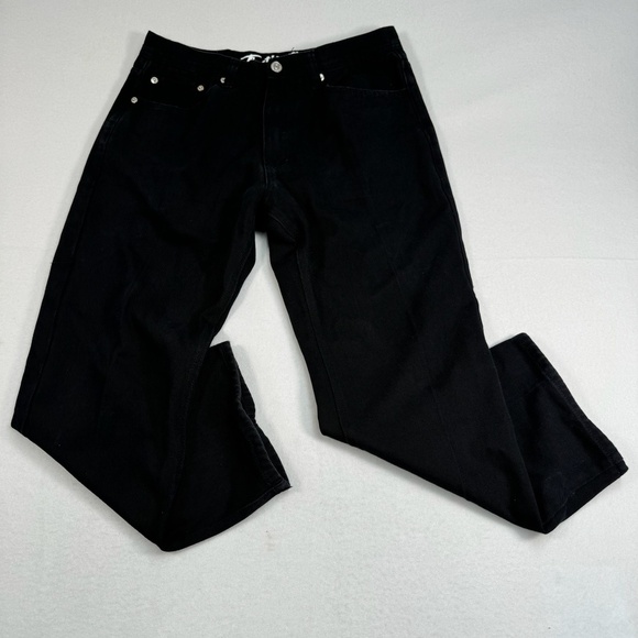 Trust Jeans Straight Leg Mens Size 36/30 Black Wash - Picture 1 of 11